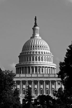 United States capitol building in Washington, DC